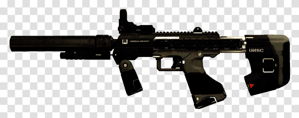 Halo Alpha Halo 3 Odst Submachine Gun, Weapon, Weaponry, Counter Strike Transparent Png