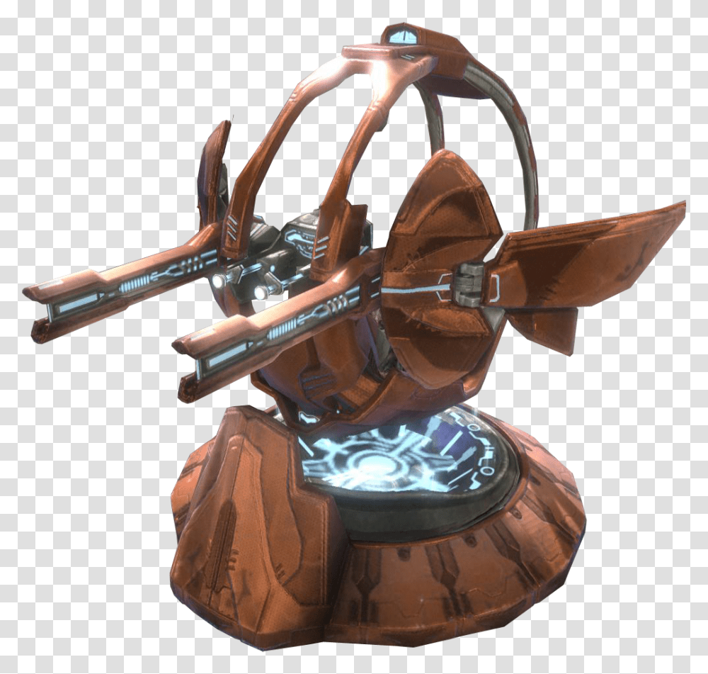 Halo Alpha Halo Reach Shade Turret, Trophy, Bronze Transparent Png