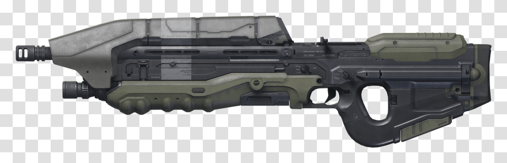 Halo Assault Rifle, Gun, Weapon, Weaponry, Armory Transparent Png