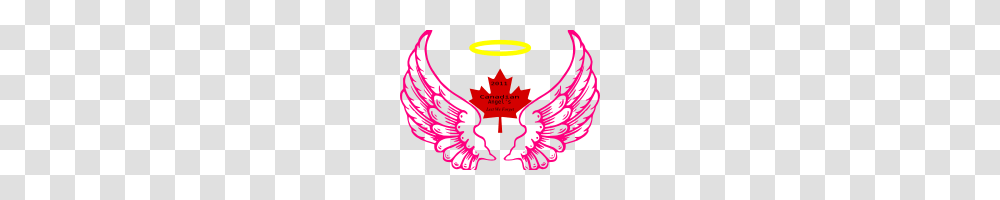 Halo Clipart Canadian Wing Angel Halo Clip Art, Logo, Trademark, Emblem Transparent Png