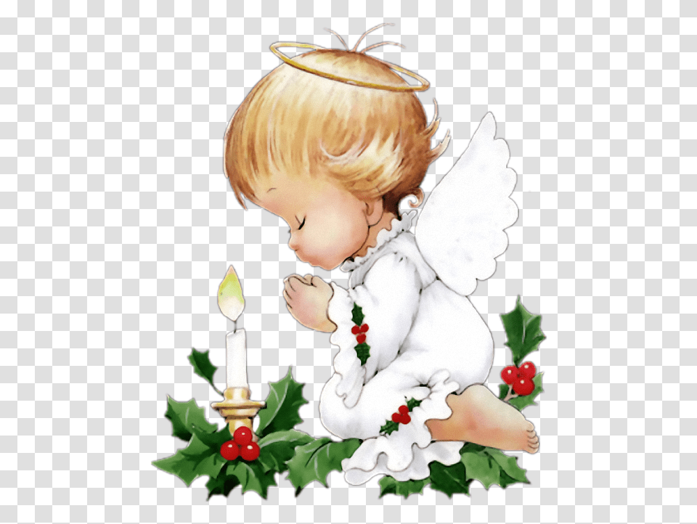 Halo Clipart Christmas Angel Imagenes De Angeles Animados, Candle, Person, Human, Cupid Transparent Png