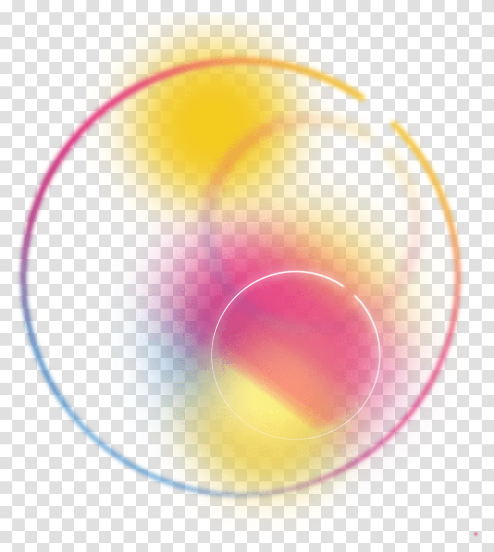 Halo Cool Decorative Circle In, Sphere, Pattern Transparent Png