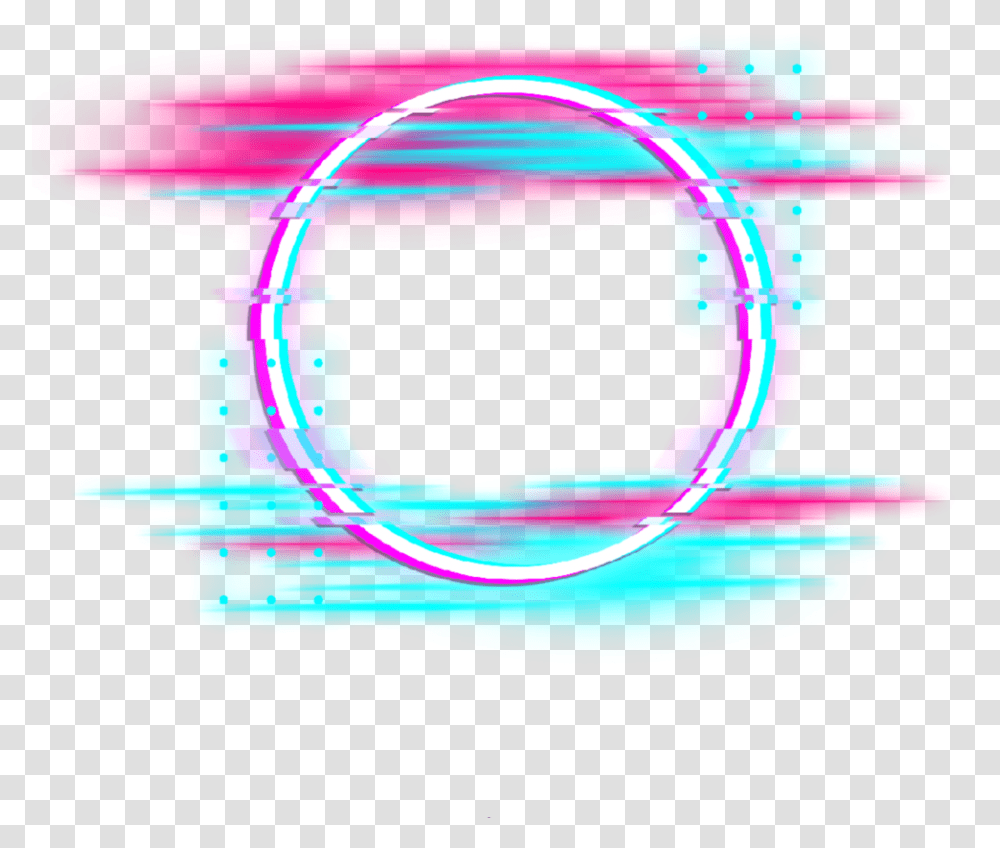 Halo Fault Round Glitch Neon Circle Galaxy Error Neon, Helmet, Apparel, Light Transparent Png