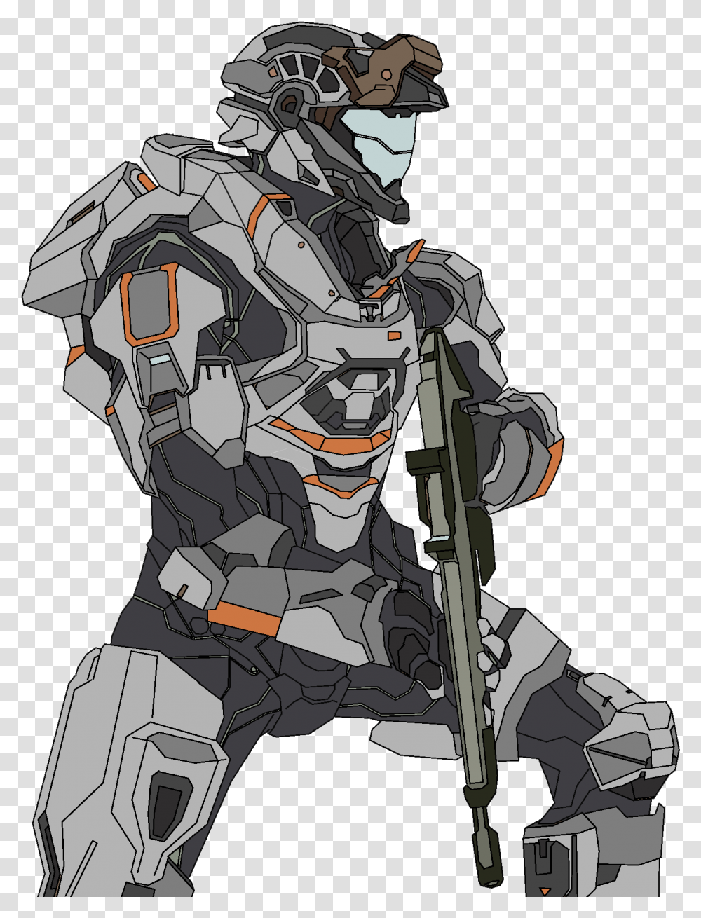 Halo Gen 3 Armor, Person, Human, Knight, Robot Transparent Png