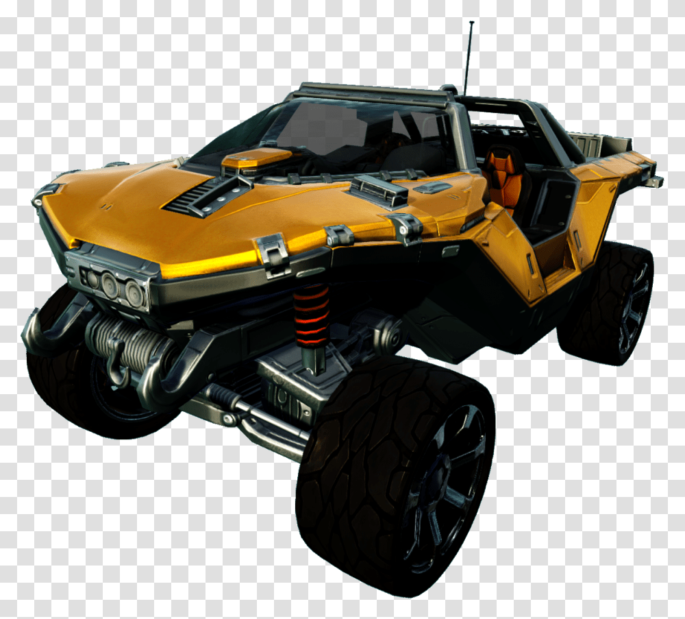 Halo Golden Warthog, Buggy, Vehicle, Transportation, Machine Transparent Png