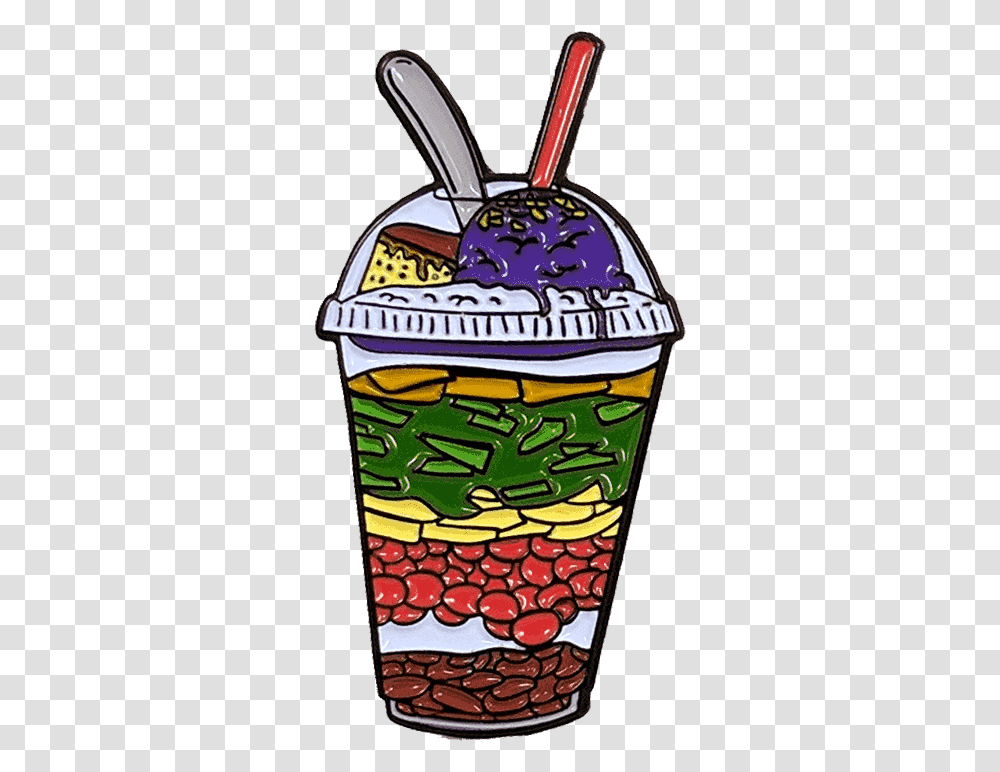 Halo Halo Enamel Pin, Sweets, Food, Confectionery Transparent Png