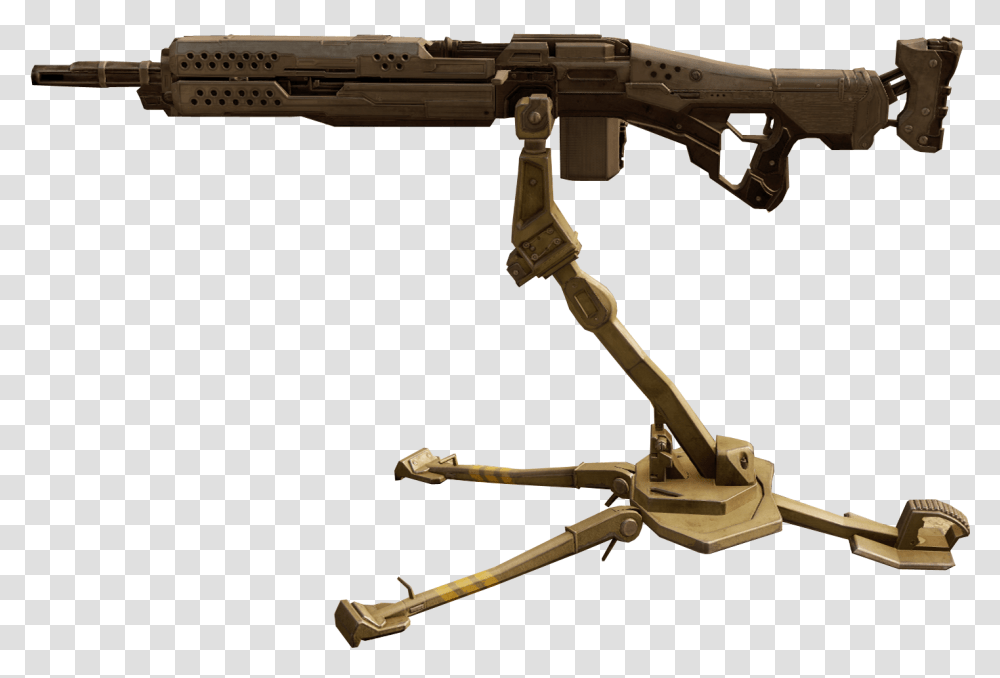 Halo Lmg, Gun, Weapon, Weaponry, Machine Gun Transparent Png