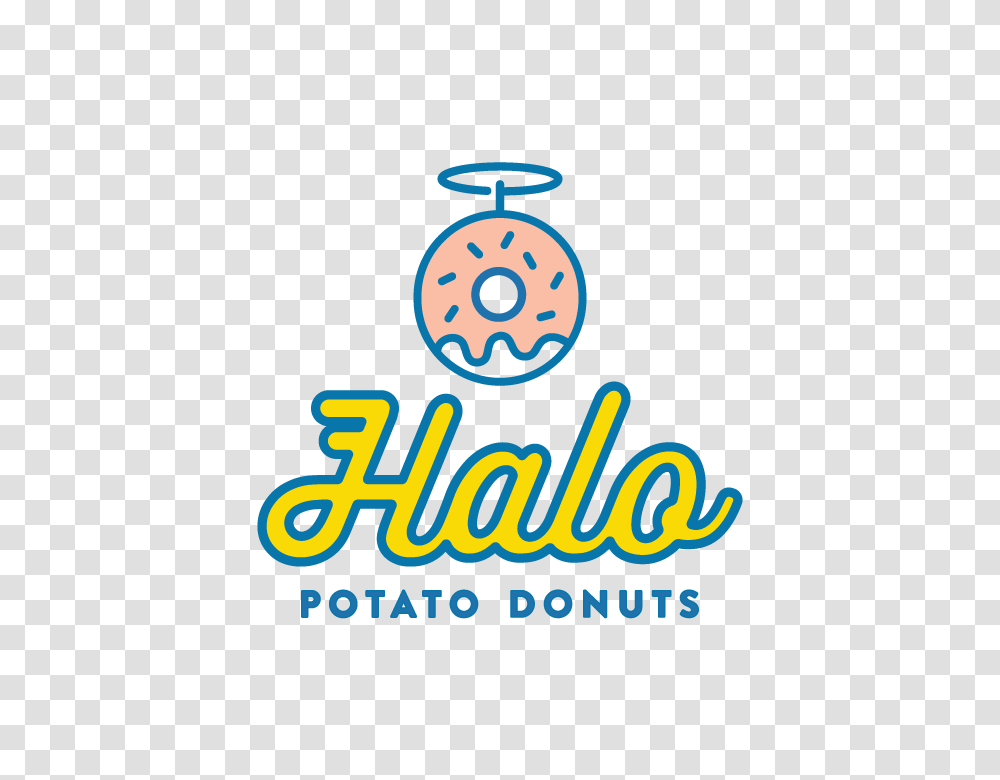 Halo Potato Donuts Circle, Logo, Symbol, Trademark, Badge Transparent Png
