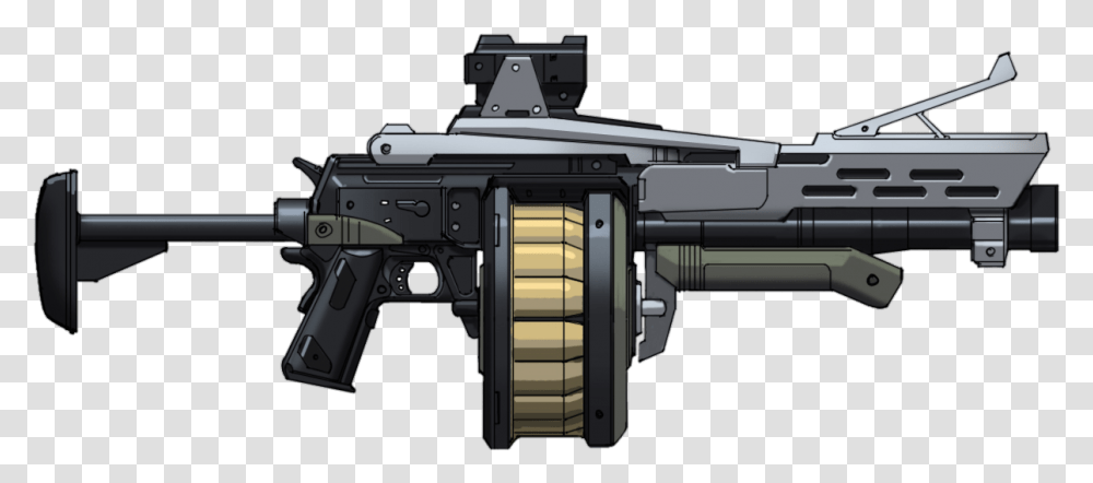 Halo Reach Grenade Launcher Concept, Gun, Weapon, Weaponry, Rifle Transparent Png