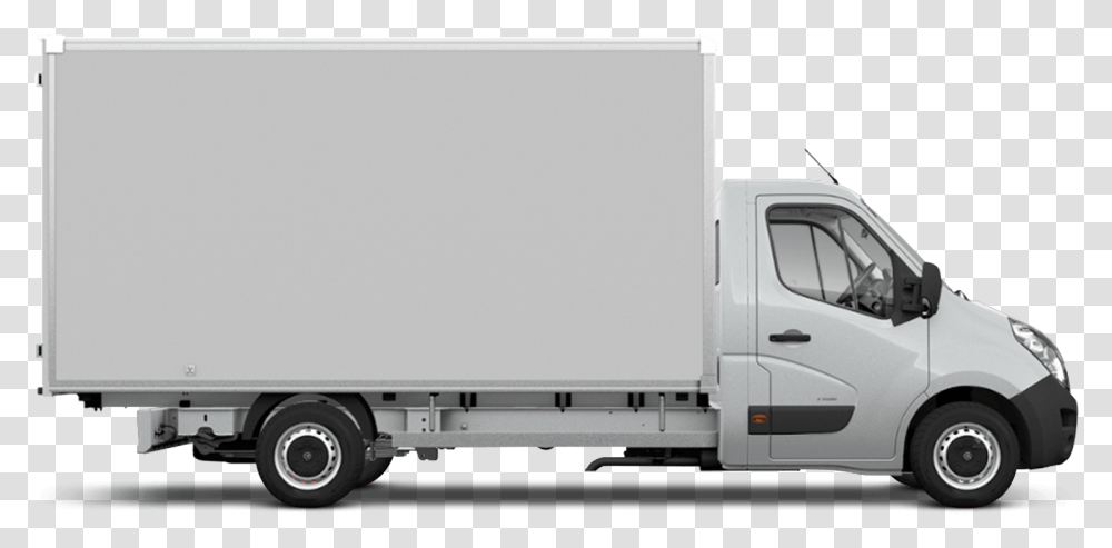Halo Silver Vauxhall Movano Box Van Opel Movano, Truck, Vehicle, Transportation, Trailer Truck Transparent Png