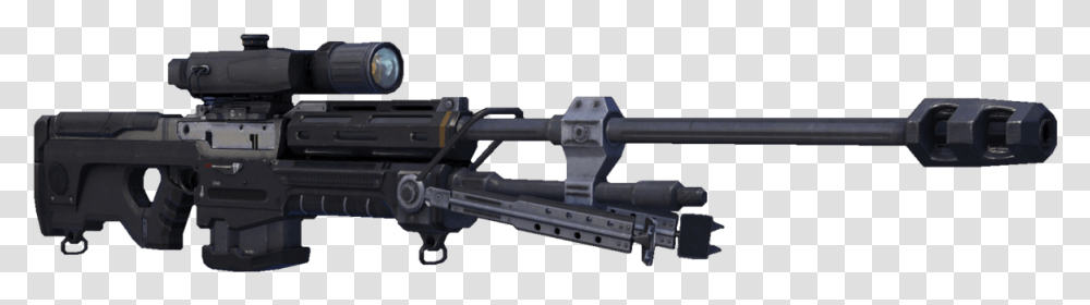 Halo Sniper Rifle, Gun, Weapon, Weaponry, Machine Gun Transparent Png