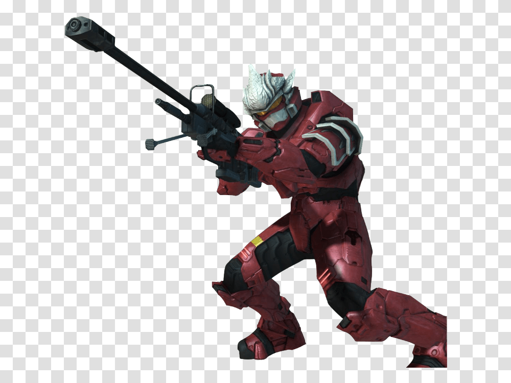 Halo Spartan With Sniper, Person, Human, Gun, Weapon Transparent Png