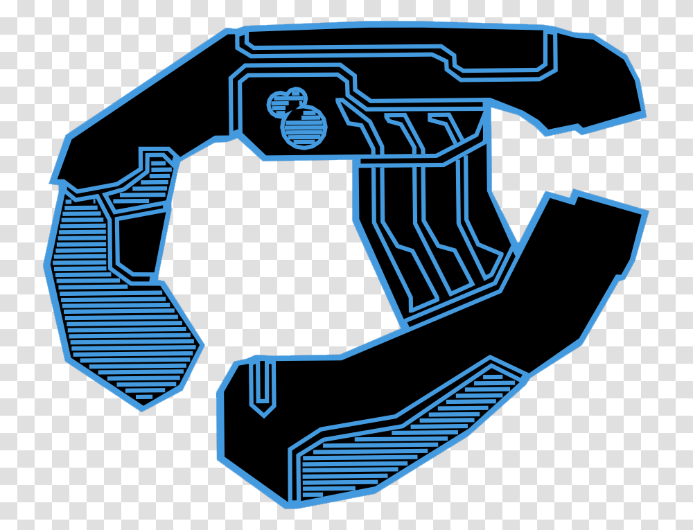 Halo Wars Clipart Energy Sword Halo Combat Evolved Anniversary Plasma Pistol, Recycling Symbol, Power Drill, Tool, Hand Transparent Png