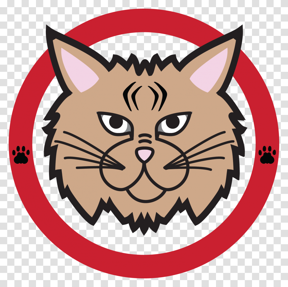 Halten Und Parken Verboten, Label, Cat, Pet Transparent Png