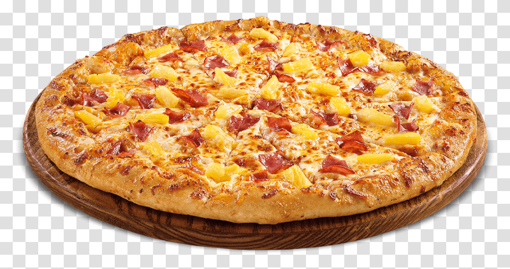 Ham And Pineapple Pizza, Food, Dish, Meal, Cake Transparent Png