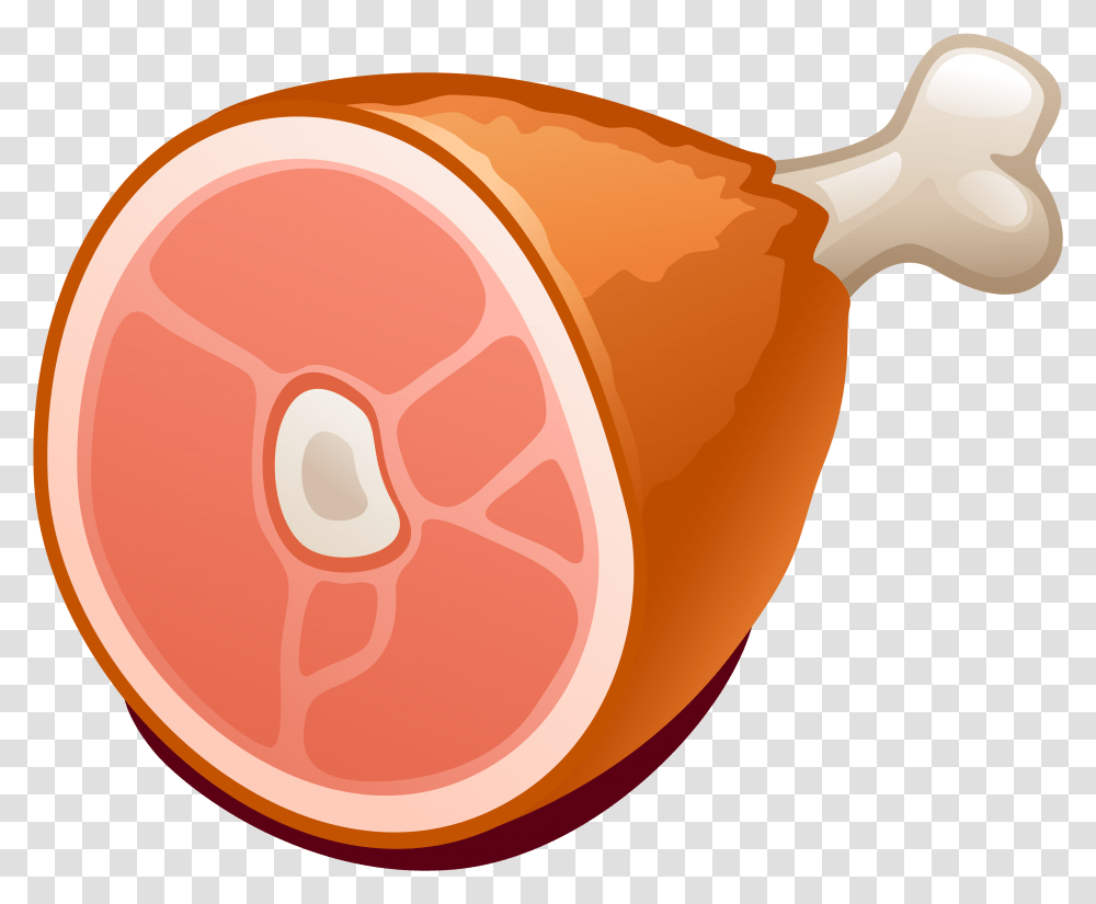 Ham Clipart, Food, Pork, Plant, Fruit Transparent Png