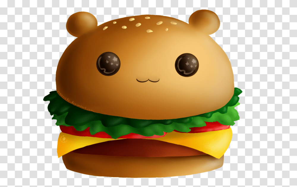 Ham Hamburger Clipart Explore Pictures Drawn Cartoon Cute Burger, Food, Birthday Cake, Dessert Transparent Png