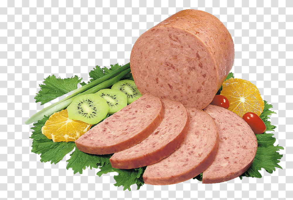 Ham Lunch Meat Spam Canning Luncheon Meat, Fungus, Sliced, Plant, Food Transparent Png