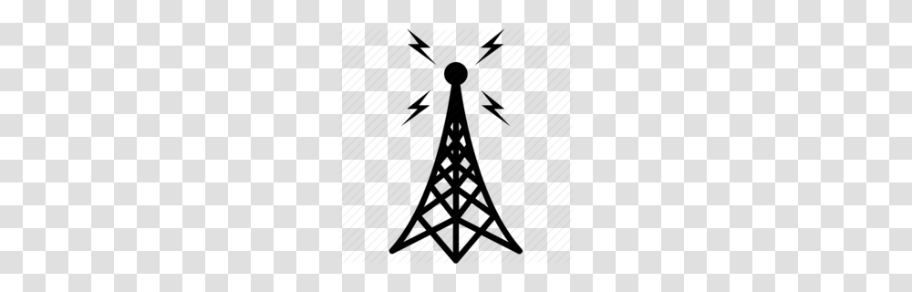 Ham Radio Tower Clipart, Tree, Plant, Airplane, Silhouette Transparent Png