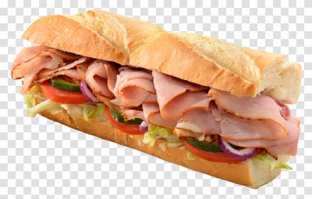 Ham Sandwich Ham And Cheese Hero, Burger, Food, Bread, Pork Transparent Png