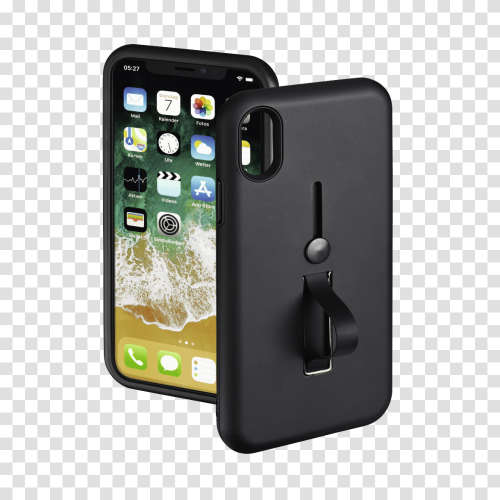 Hama Loop Cover For Apple Iphone X Black Hama De, Electronics, Mobile Phone, Cell Phone, Electrical Device Transparent Png