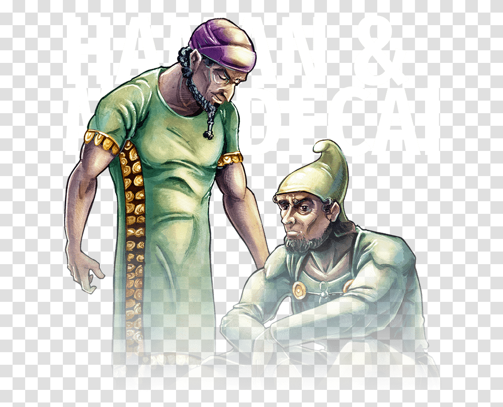 Haman And Mordecai Fictional Character, Person, Human, Advertisement, Poster Transparent Png