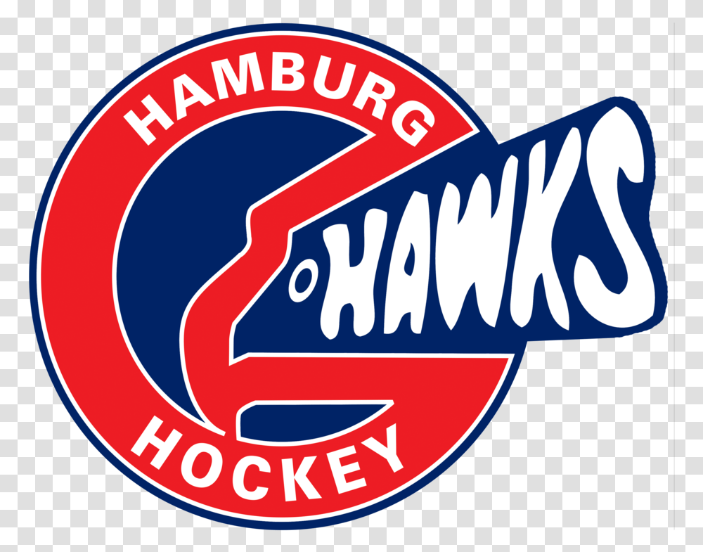 Hamburg Hawks Background Emblem, Label, Sticker, Logo Transparent Png