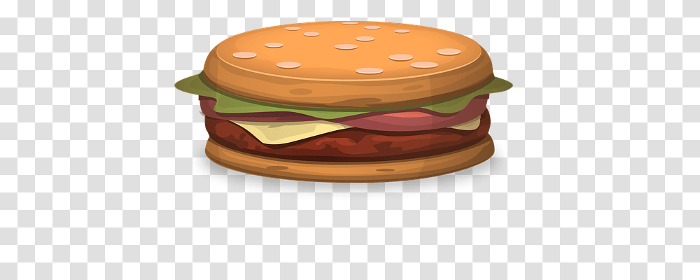 Hamburger Food, Bread, Dish, Meal Transparent Png