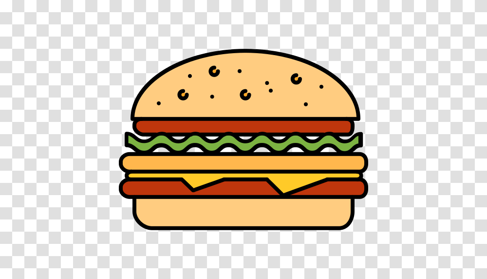 Hamburger Burger Icon, Food, Sandwich, Bread Transparent Png