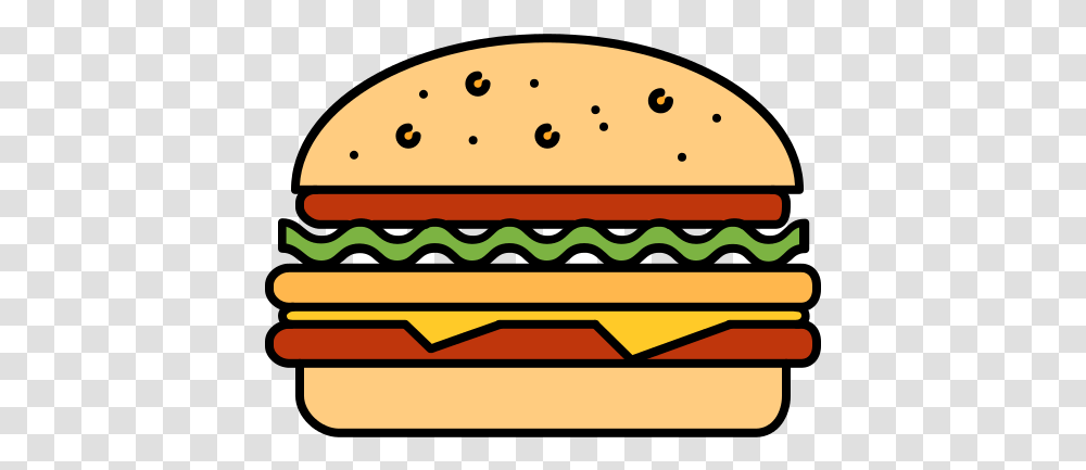 Hamburger Burger Icon Hamburger, Food, Sandwich, Plant Transparent Png