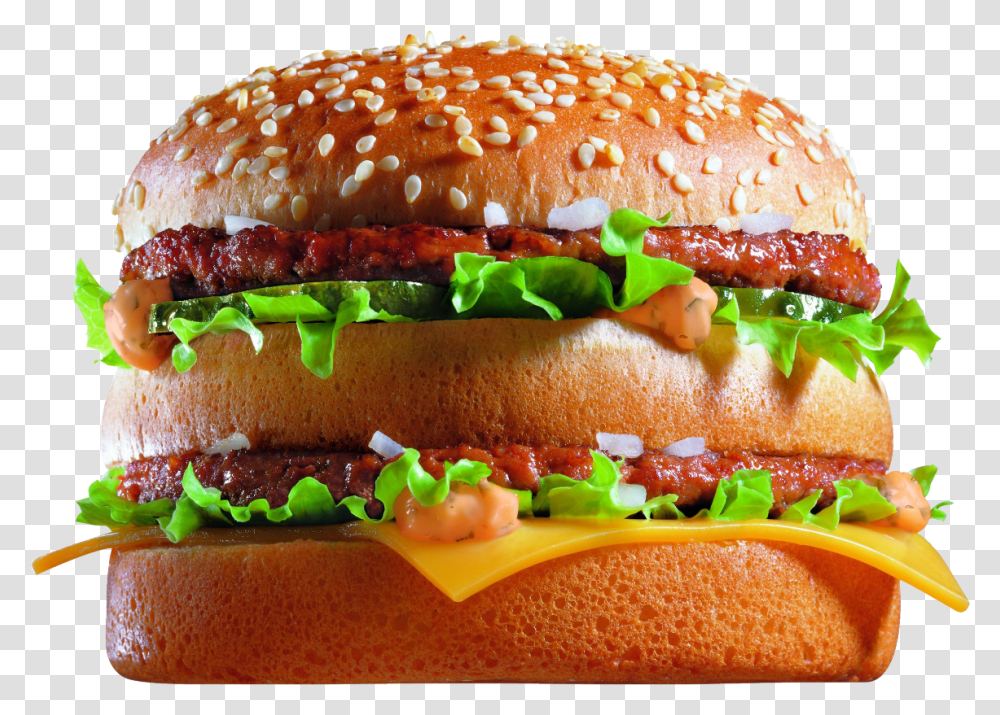 Hamburger Burger Image Mcdonalds Big Mac Burger, Food, Sesame, Seasoning, Sandwich Transparent Png