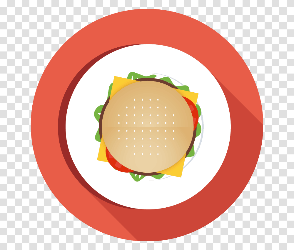 Hamburger Burger On Plate Small Business Saturday Illustration, Plant, Strawberry, Fruit, Food Transparent Png