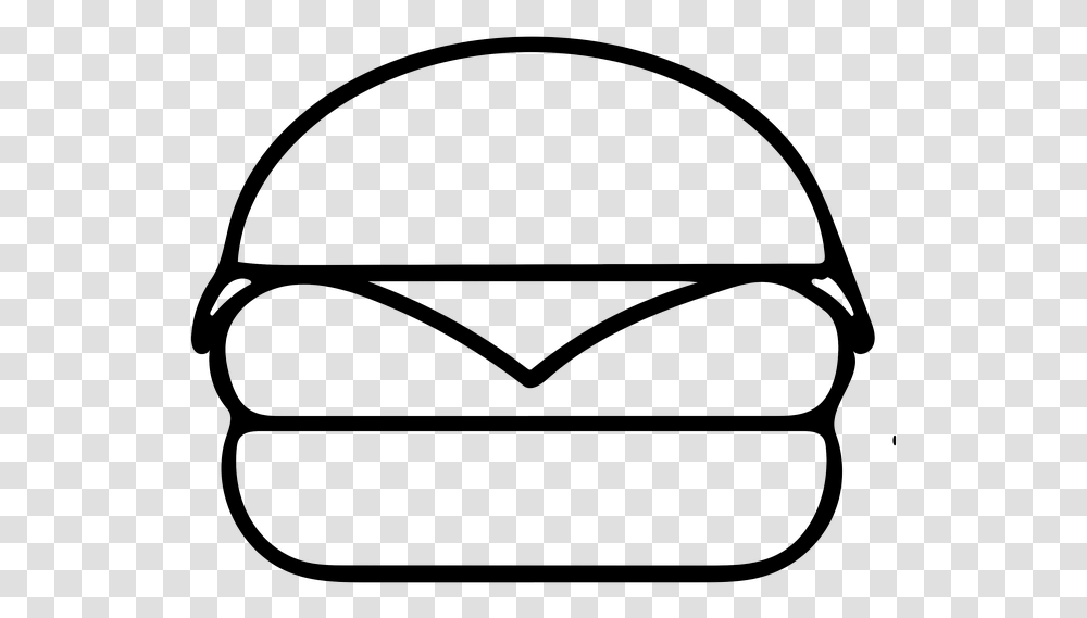 Hamburger Clipart Black And White, Label, Stencil, Accessories Transparent Png