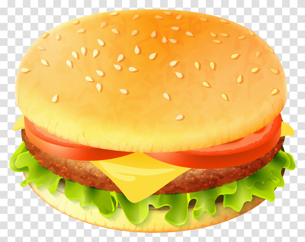 Hamburger Clipart Food Burger Clipart Transparent Png