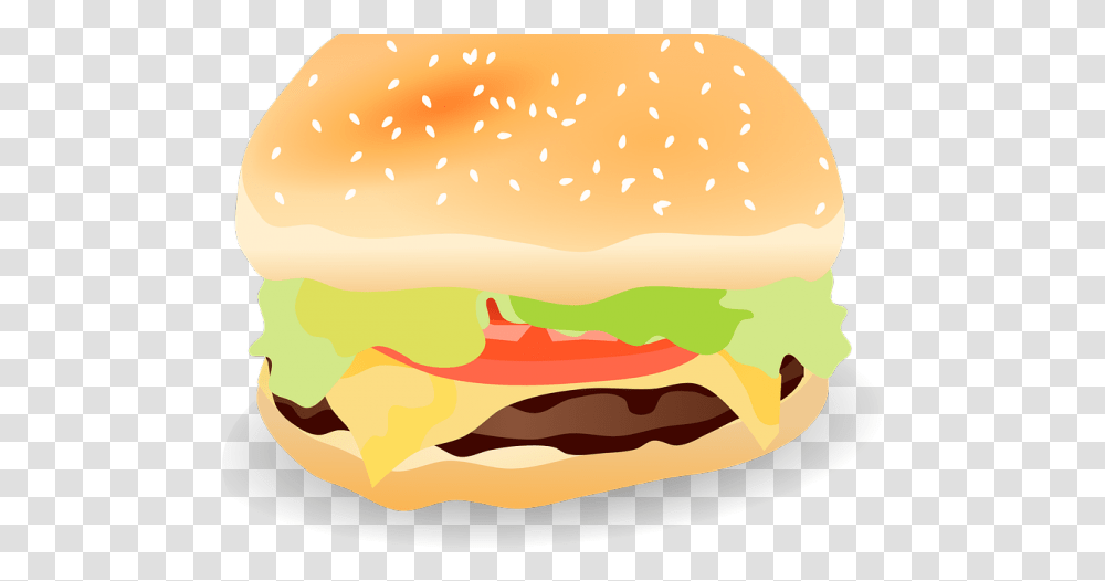 Hamburger Clipart Meal Small Picture For Hamburger, Food, Bread, Sandwich, Lunch Transparent Png