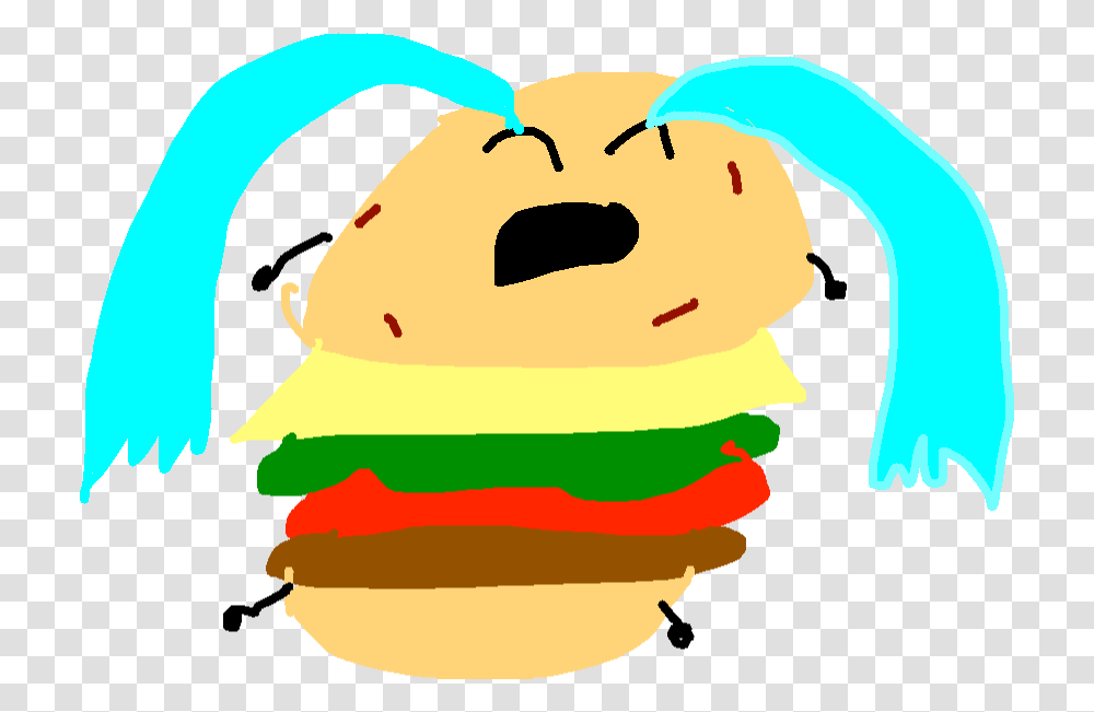 Hamburger Clipart Sad Cartoon, Food, Plush, Toy, Peeps Transparent Png