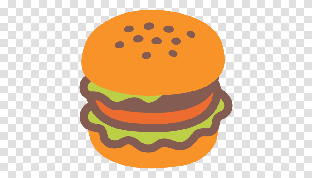 Hamburger Emoji, Food, Bread, Bun Transparent Png