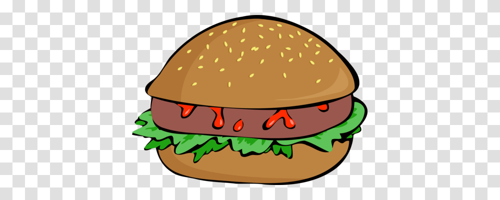 Hamburger Fast Food Onion Lettuce Bun, Helmet, Apparel, Birthday Cake Transparent Png