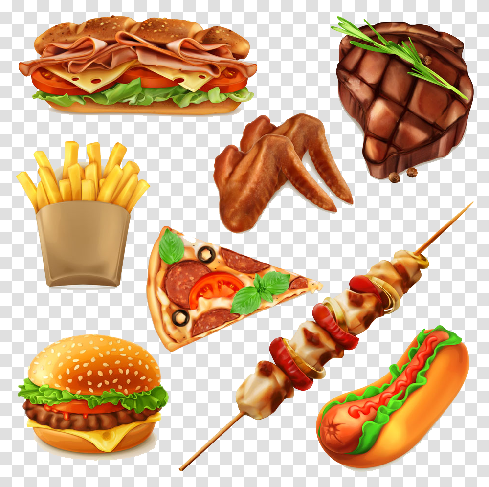 Hamburger Fast Food Photos Transprent Free Burger And Pizza, Lunch, Meal, Fries, Eating Transparent Png
