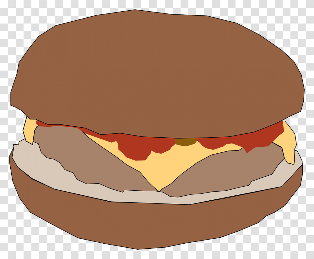 Hamburger, Food, Baseball Cap, Hat Transparent Png