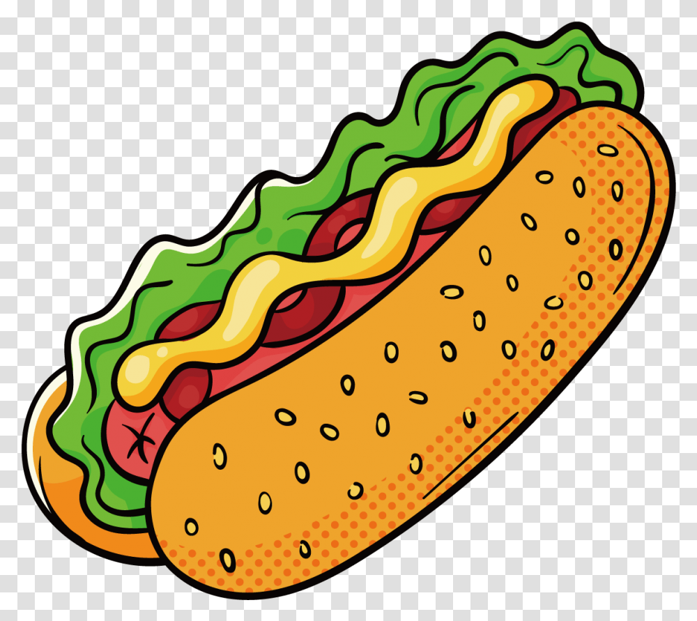 Hamburger Hot Dog Fast Food Drawing, Rug Transparent Png