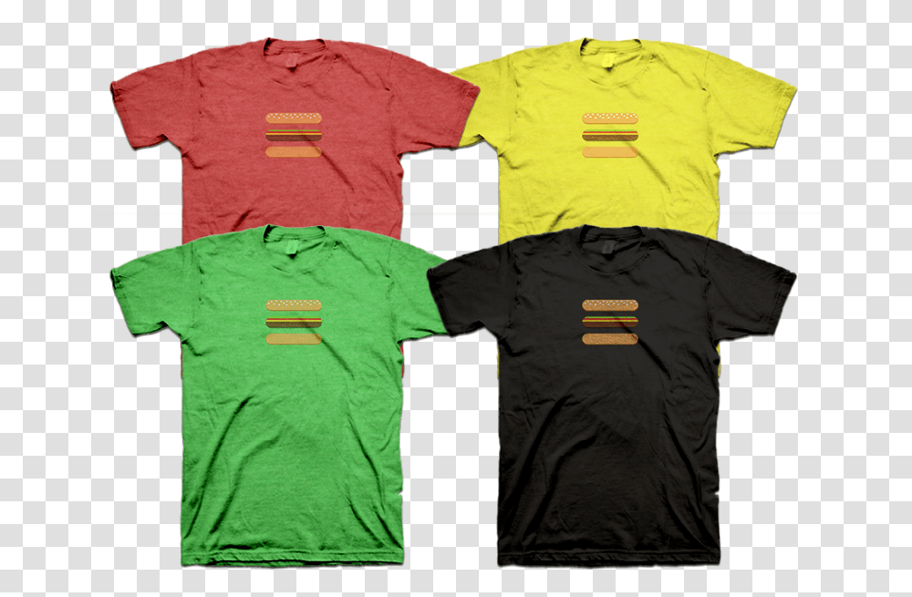 Hamburger Icon Color Mocks By Joel Glovier Short Sleeve, Clothing, Apparel, T-Shirt Transparent Png