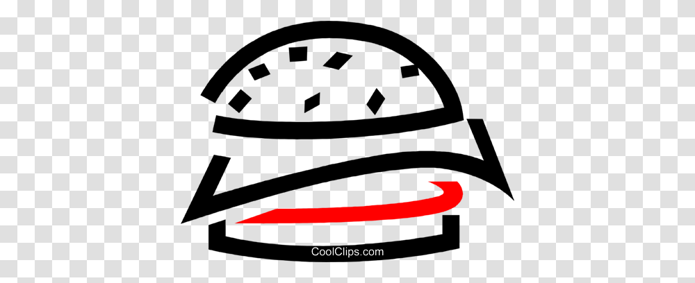 Hamburger Royalty Free Vector Clip Art Illustration, Apparel, Helmet, Crash Helmet Transparent Png