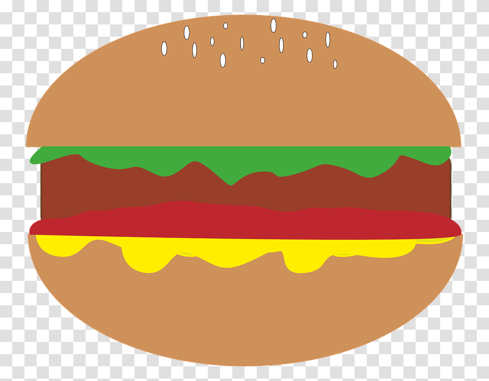 Hamburger Sandwich Snack Fast Food Sandwitch Lanche Desenho, Lunch Transparent Png