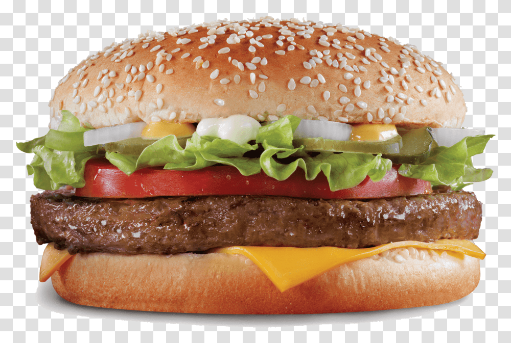 Hamburger With Sesame Seed Bun, Food, Hot Dog Transparent Png