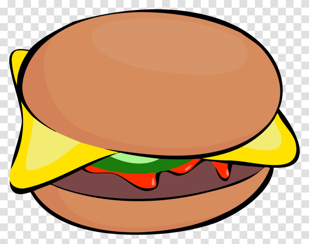 Hamburgerfoodheadgear Clipart Of A Burger, Meal Transparent Png