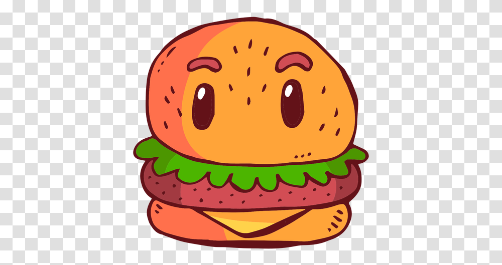 Hamburguesa Dibujo 5 Image Hamburger, Food, Egg, Birthday Cake, Dessert Transparent Png