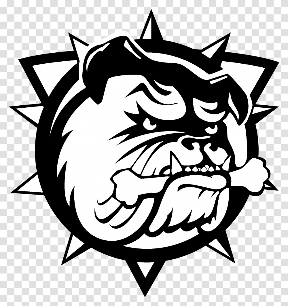 Hamilton Bulldogs Logo Black And White Hamilton Bulldogs Logo, Stencil, Mammal, Animal, Wildlife Transparent Png