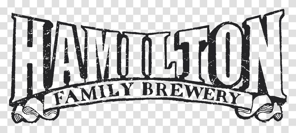 Hamilton Family Brewery Logo Hamilton Family Brewing Logo, Label, Alphabet Transparent Png