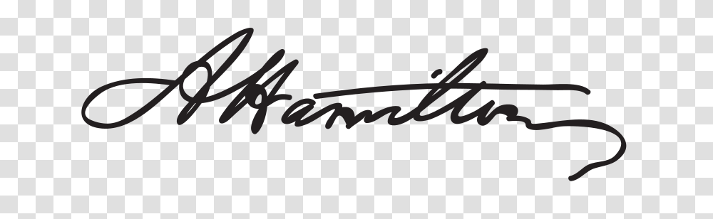 Hamilton Signature, Handwriting, Autograph, Word Transparent Png